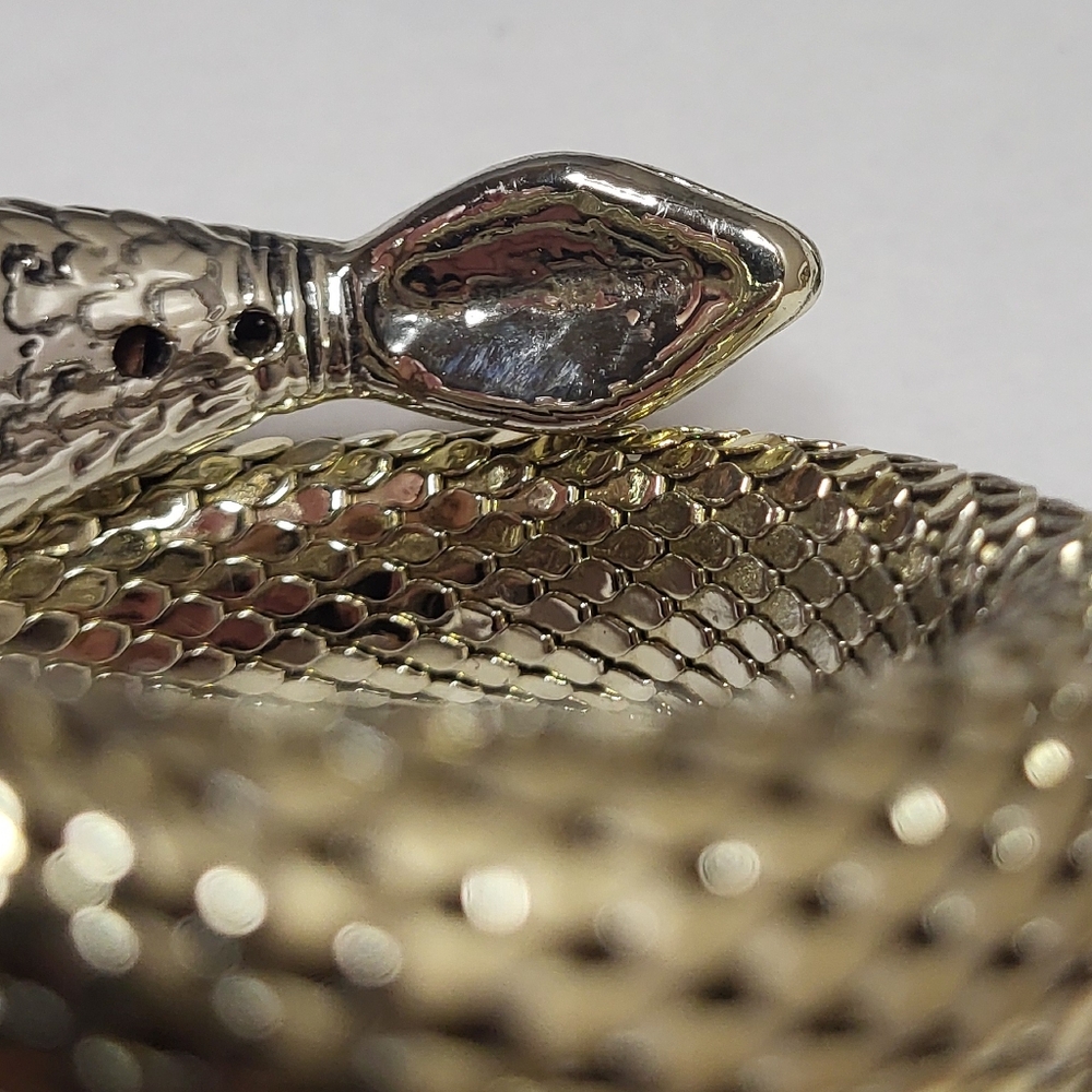 Vintage Whiting & Davis Snake Bracelet - Picture 7 of 8